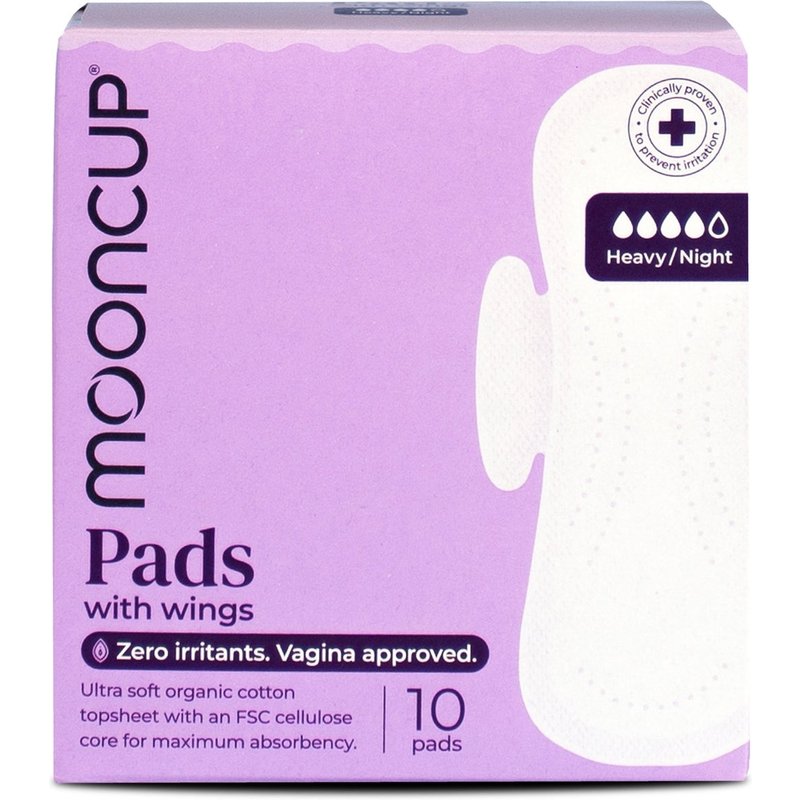 Mooncup Pads with Wings - Heavy/Night (10 pack)