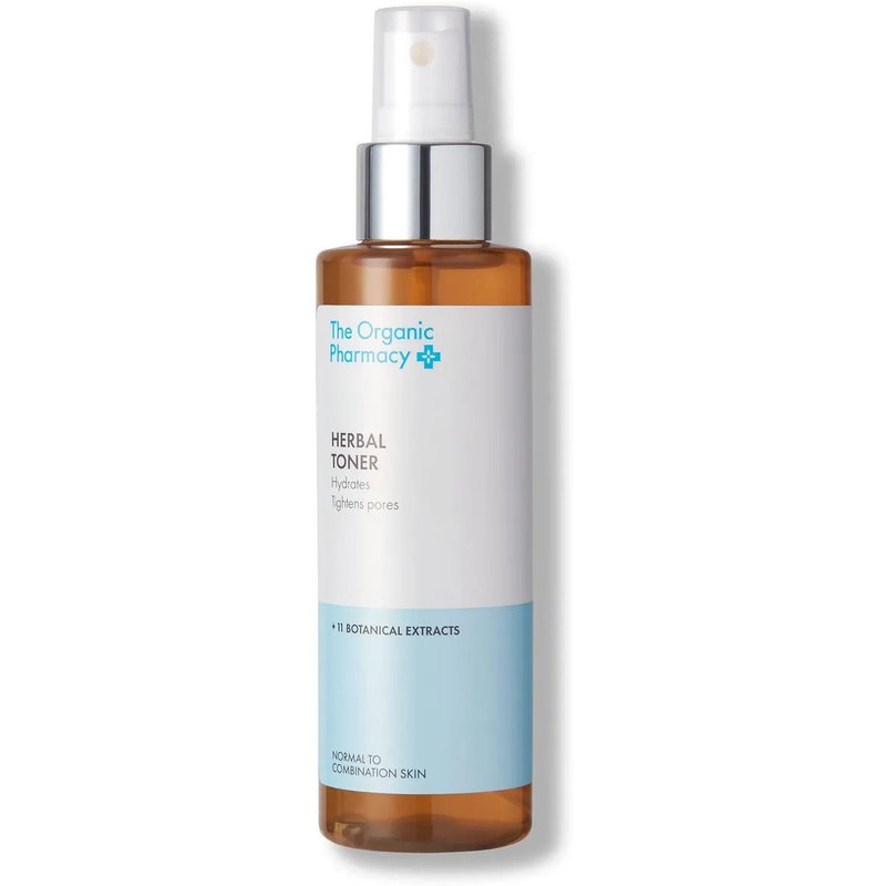 The Organic Pharmacy Herbal Toner with Green Tea, Chamomile & Calendula | Pore-Refining Face Mist 150ml