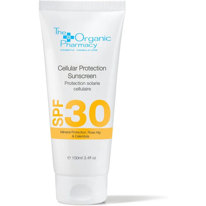 The Organic Pharmacy Mineral Sunscreen SPF 30 with Zinc Oxide & Titanium Dioxide | Face & Body Mineral SPF 100ml