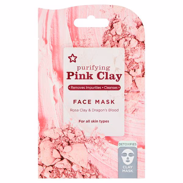 Superdrug Pink Clay Mask 15ml