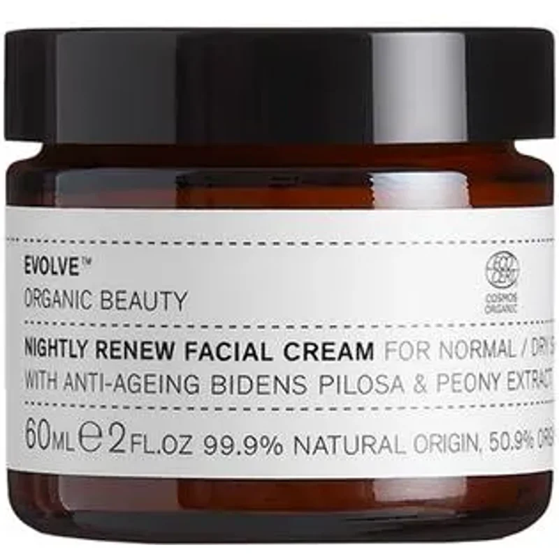Evolve Beauty Nightly Renew Facial Cream 60ml