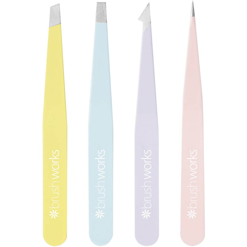 brushworks HD Combination Tweezer Set - Mixed