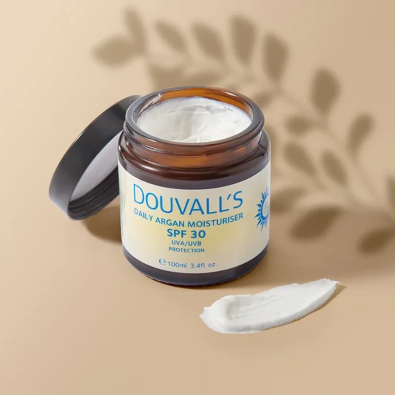 Douvall's Argan Daily Moisturiser With SPF 30 UVA/UVB Protection 100ml