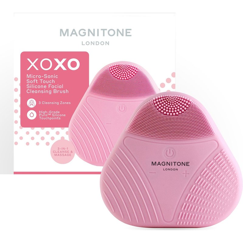 MAGNITONE London XOXO SoftTouch Silicone Cleansing Brush - Pink