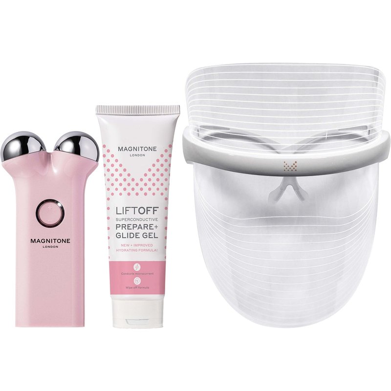 MAGNITONE London LiftOff Microcurrent and GetLit LED Face Mask Hero Bundle