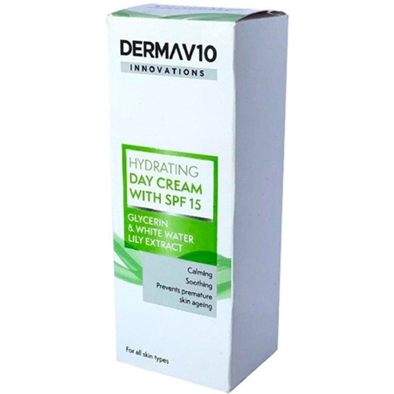 Derma V10 Hydrating Day Cream - 50ml
