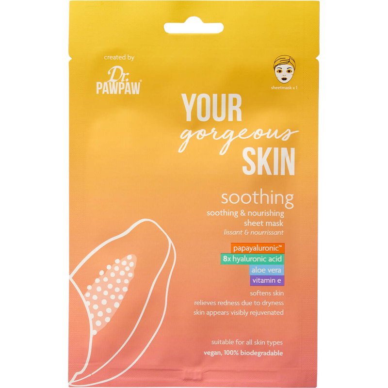 Dr. PAWPAW Your Gorgeous Skin Soothing and Nourishing Sheet Mask