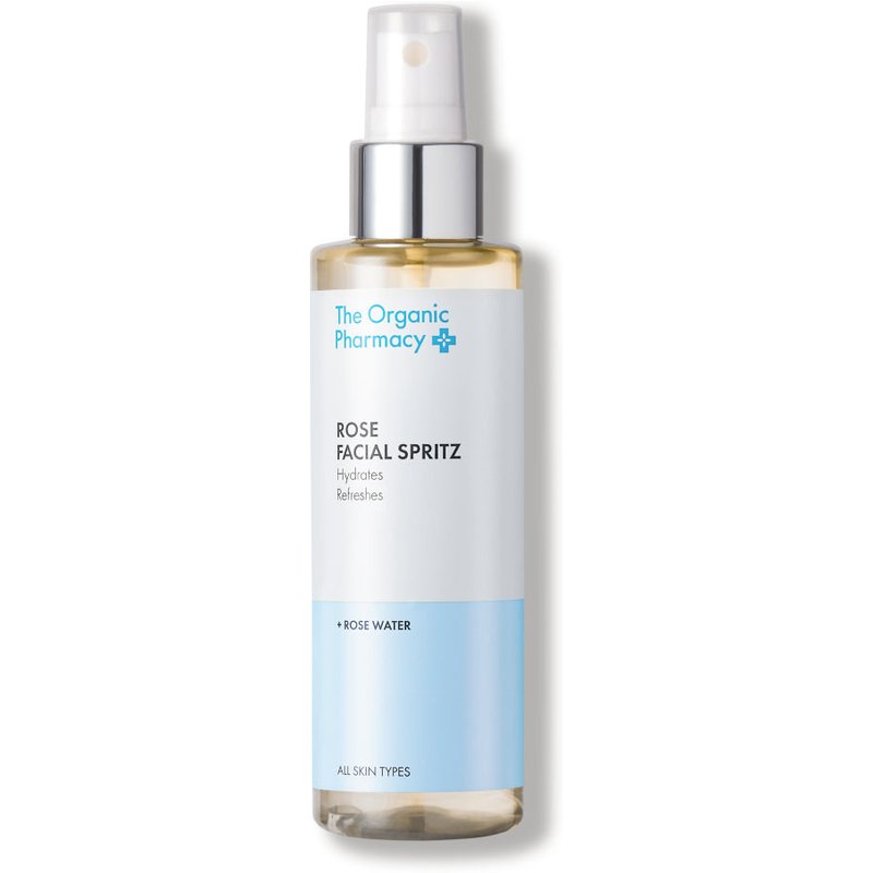 The Organic Pharmacy Damask Rose Water Facial Spritz | Hydrating Rose Mist 150ml