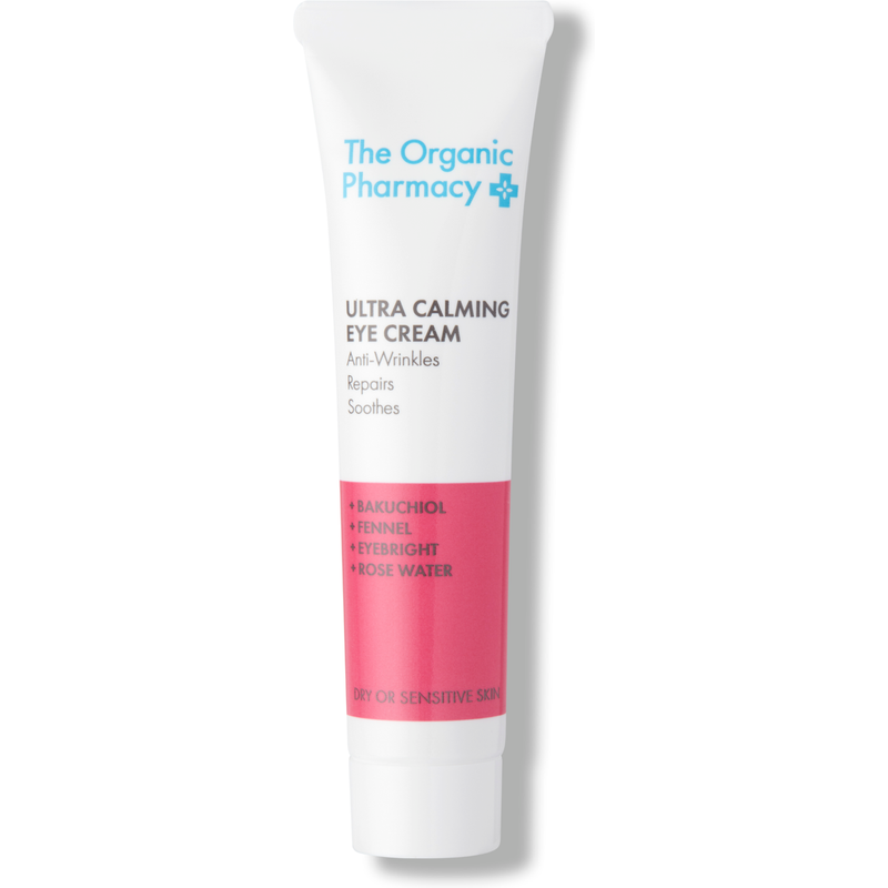 The Organic Pharmacy Ultra Calming Eye Cream with Bakuchiol, Fennel & Eyebright | Brightening Hydrating Eye Cream 15ml