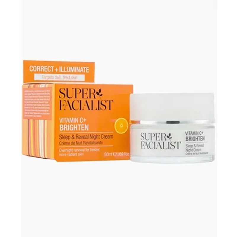 Super Facialist Vitamin C + Brighten Sleep & Reveal Night Cream 50ml
