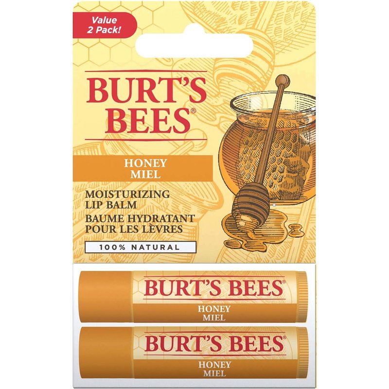 Burt's Bees Honey Lip Balm Duo (Value Pack)
