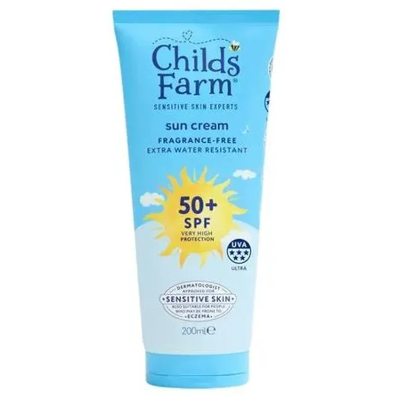 Childs Farm Sun Cream Fragrance Free SPF 50 200ml