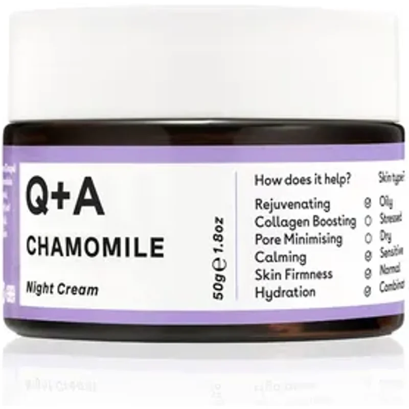 Q+A Chamomile Night Cream 50g