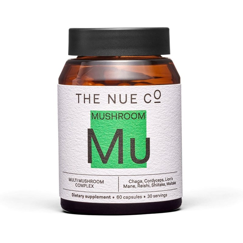 The Nue Co. Multi Mushroom Complex Supplement (60 Capsules)