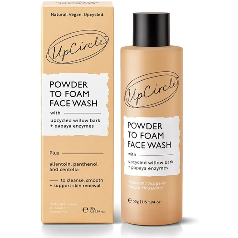 UpCircle Beauty Powder To Foam Face Wash With Willow Bark & Papaya Enzymes