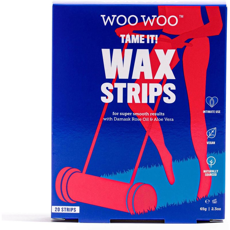 WooWoo Tame It! Bikini Wax Strips (20 Strips)