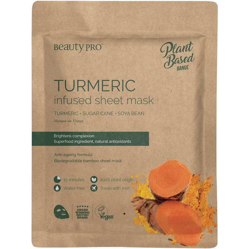 BeautyPro Turmeric Brightening Sheet Mask 22ml