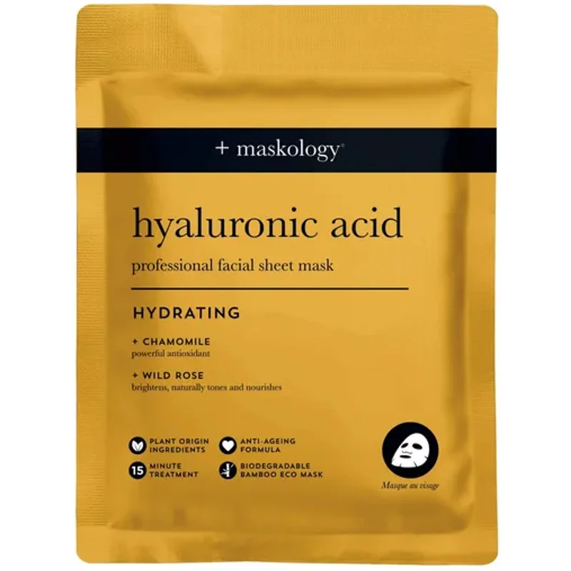 Maskology Hydrating Hyaluronic Acid Face Sheet Mask