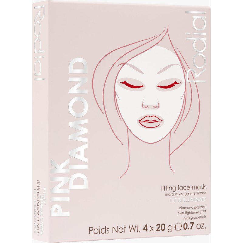 Pink Diamond Instant Lifting Face Masks x 4