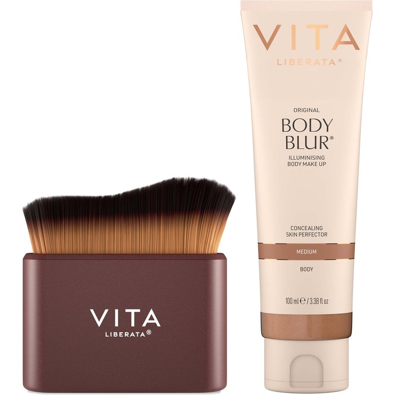 Vita Liberata Body Blur & Body Tanning Brush Bundle (Various Shades) - Medium