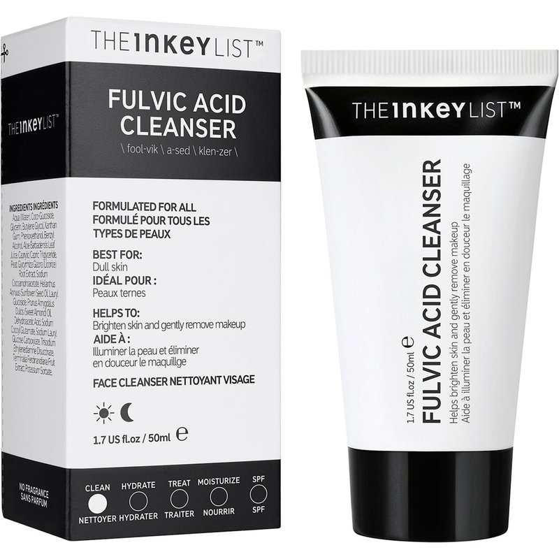 The INKEY List Mini Fulvic Acid Cleanser 50ml
