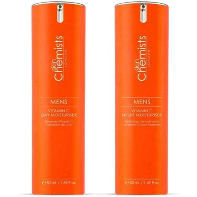 skinChemists Mens Vitamin C Day & Night Routine
