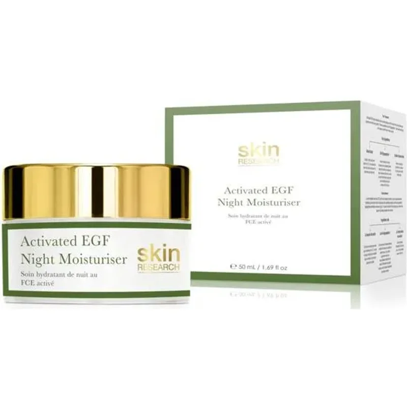 Skin Research Activated Epidermal Growth Factor Night Moisturiser 50ml