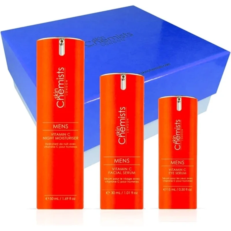 skinChemists Anti-Ageing Advanced Vitamin C Mens Preventative Routine