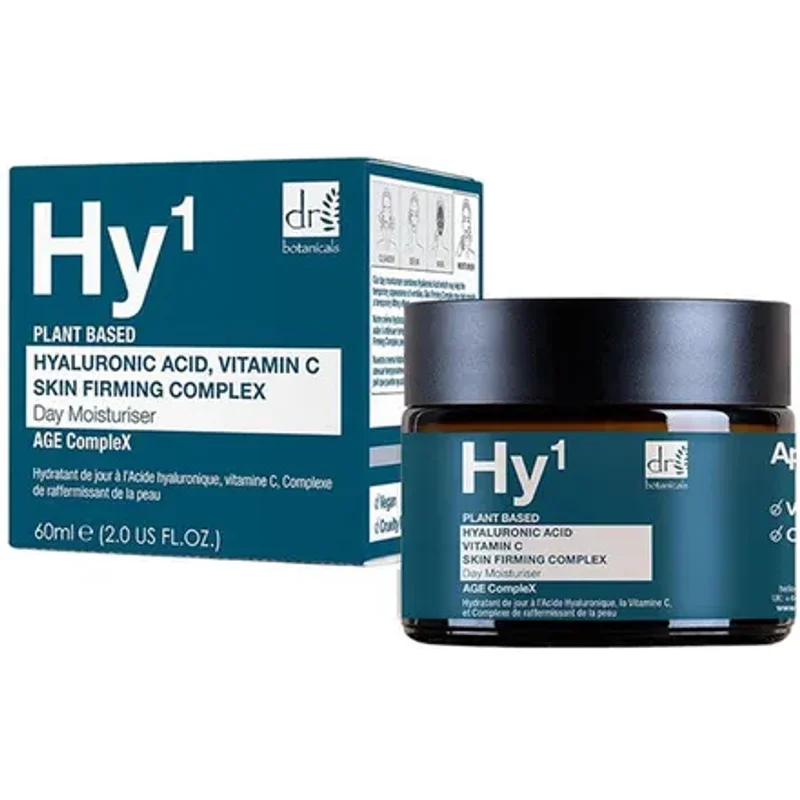 Dr Botanicals Hyaluronic Acid 1% & Vitamin C 1% & Skin Firming Complex 1% Day Moisturiser 60ml