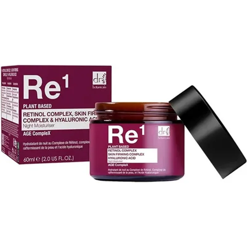 Dr Botanicals Re1 Plant Based Retinol Complex Night Moisturiser 60ml