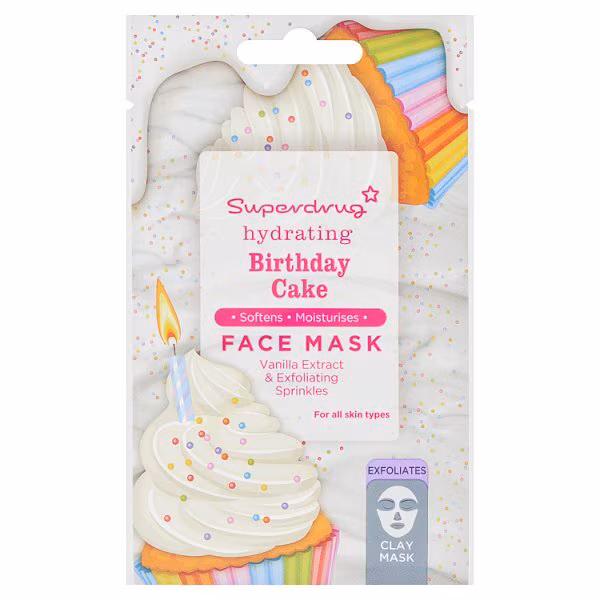 Superdrug Birthday Cake Clay Face Mask
