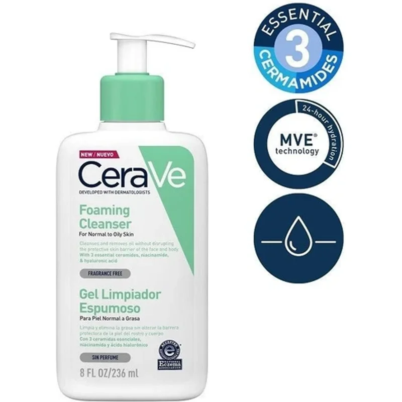 CeraVe Foaming Cleanser 2 x 236ml