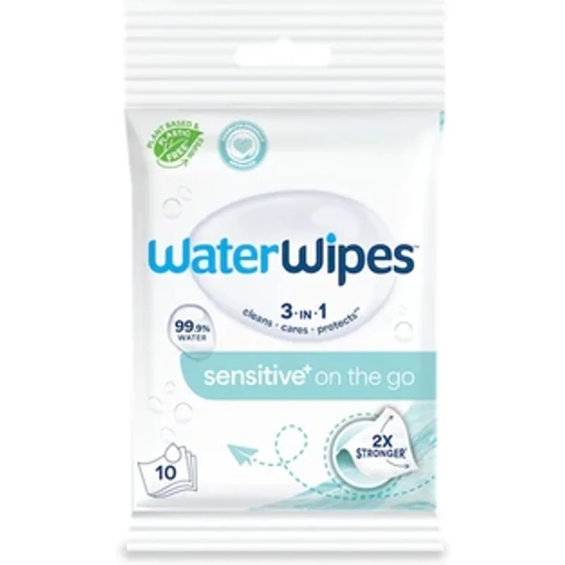 Water Wipes WaterWipes Sensitive+ On The Go Wipes x10