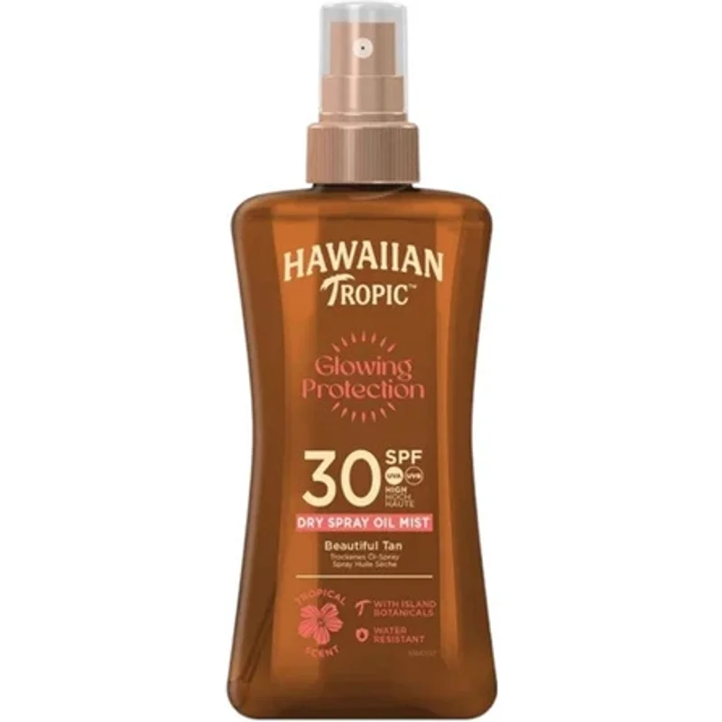 Hawaiian Tropic Glowing Protection Dry Spray Oil Mist SPF 30 200ml