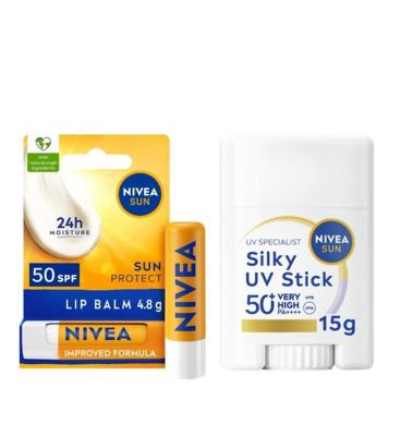 Nivea Sun Lip Balm  UV Sun Stick Bundle