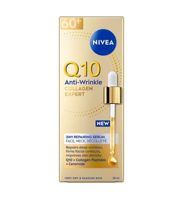 NIVEA Q10 Anti-Wrinkle Collagen Expert 3in1 Repairing Face Serum 30ml