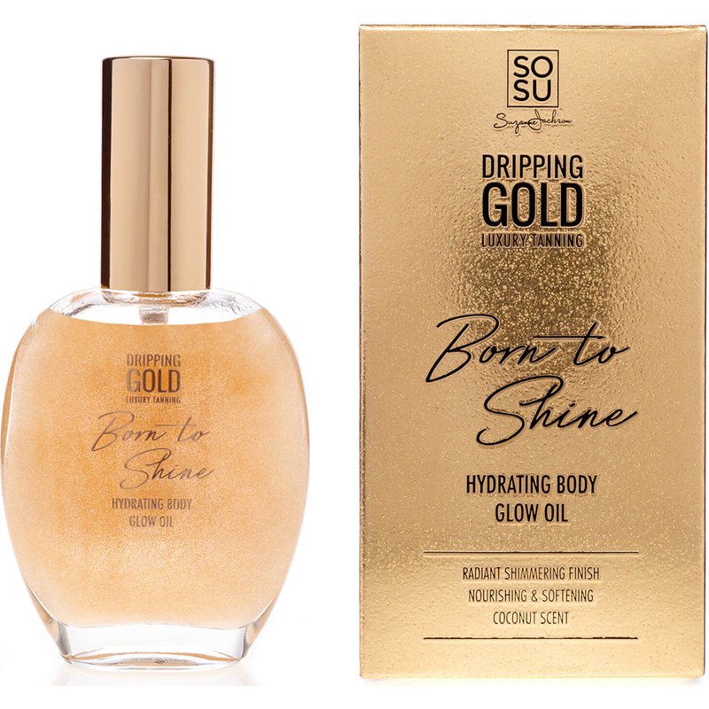 Dripping Gold Shimmer Oil Spray
