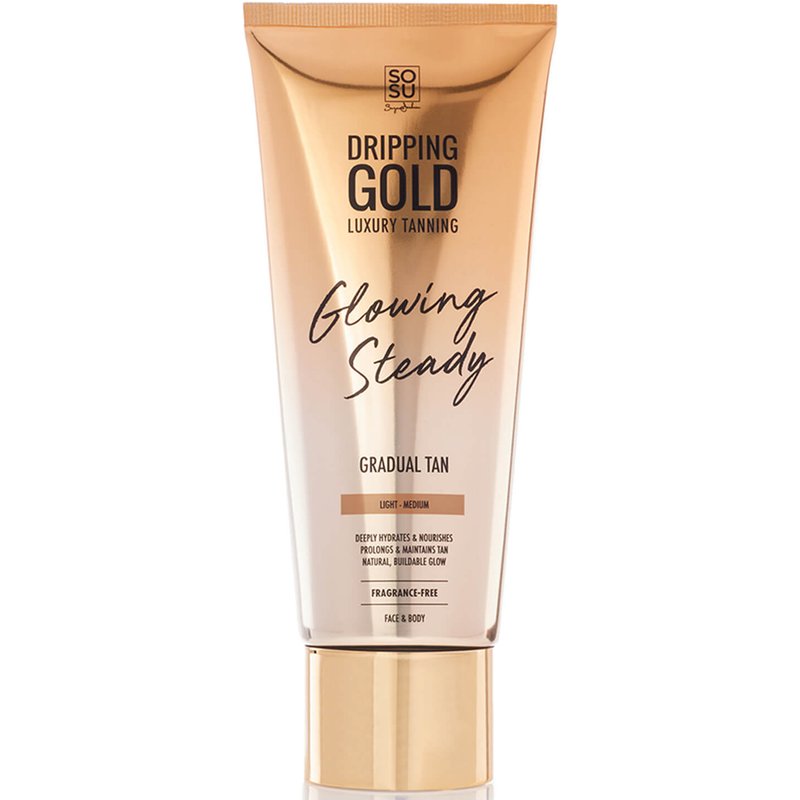 SOSU Dripping Gold Gradual Tan Lotion 230g (Various Colours) - Light-Medium
