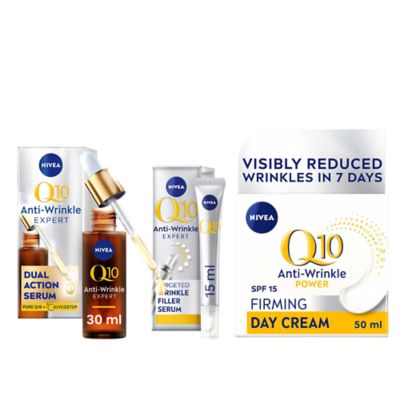 Nivea Q10 Day Cream SPF15  Serum Bundle