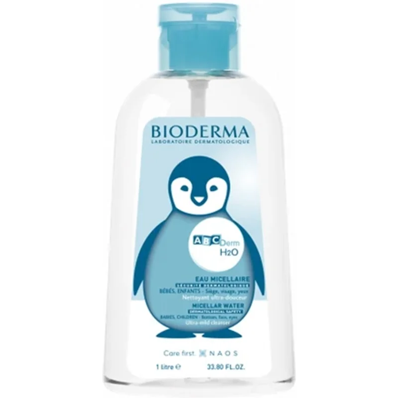 Bioderma ABCDerm H2o Micelle Solution Ultra-Mild Cleanser 1000ml