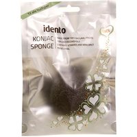 Idento Dry Konjac Sponge - Bamboo Charcoal