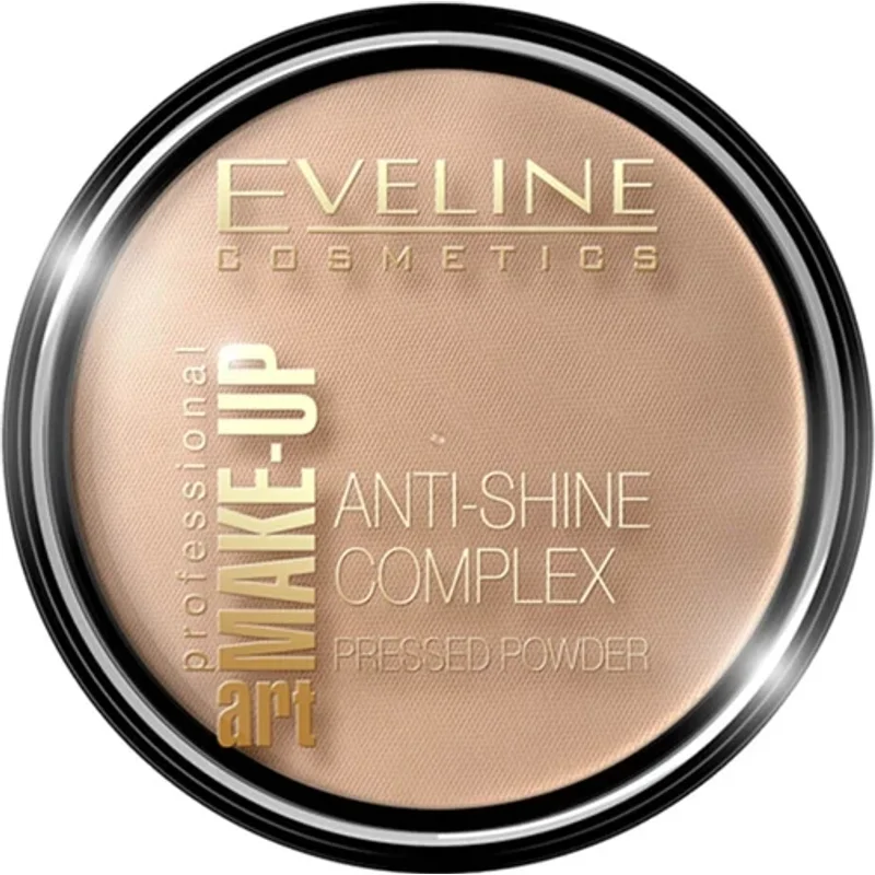 Eveline Art Make-up Anti Shine Complex Pressed Powder 35 Golden Beige
