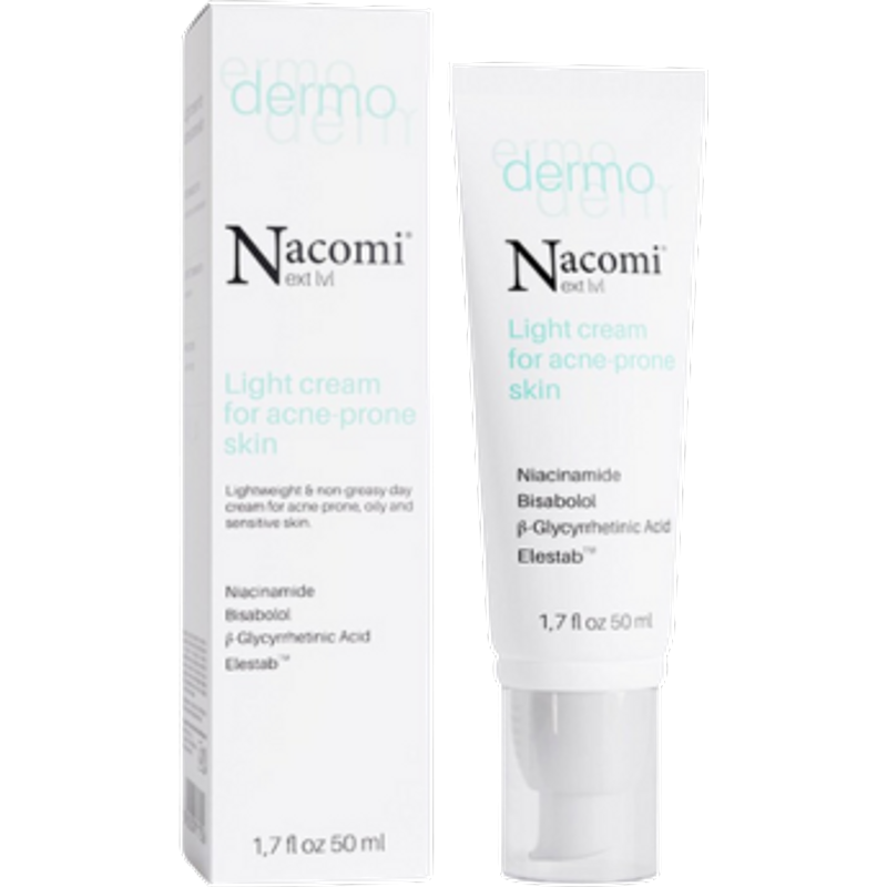 Nacomi Light Cream For Acne-Prone Skin - 50 ml