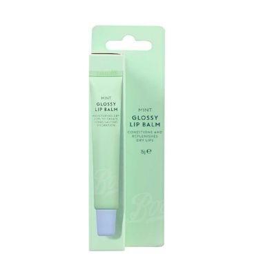 Boots Glossy Lip Balm Mint 15ml