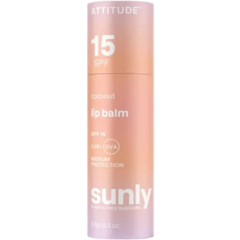 Attitude Sunly Lip Balm SPF 15 Coconut 8.5g