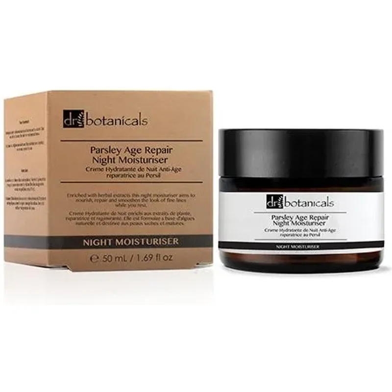 Dr Botanicals Classic Parsley Age Repair Night Moisturiser 50ml
