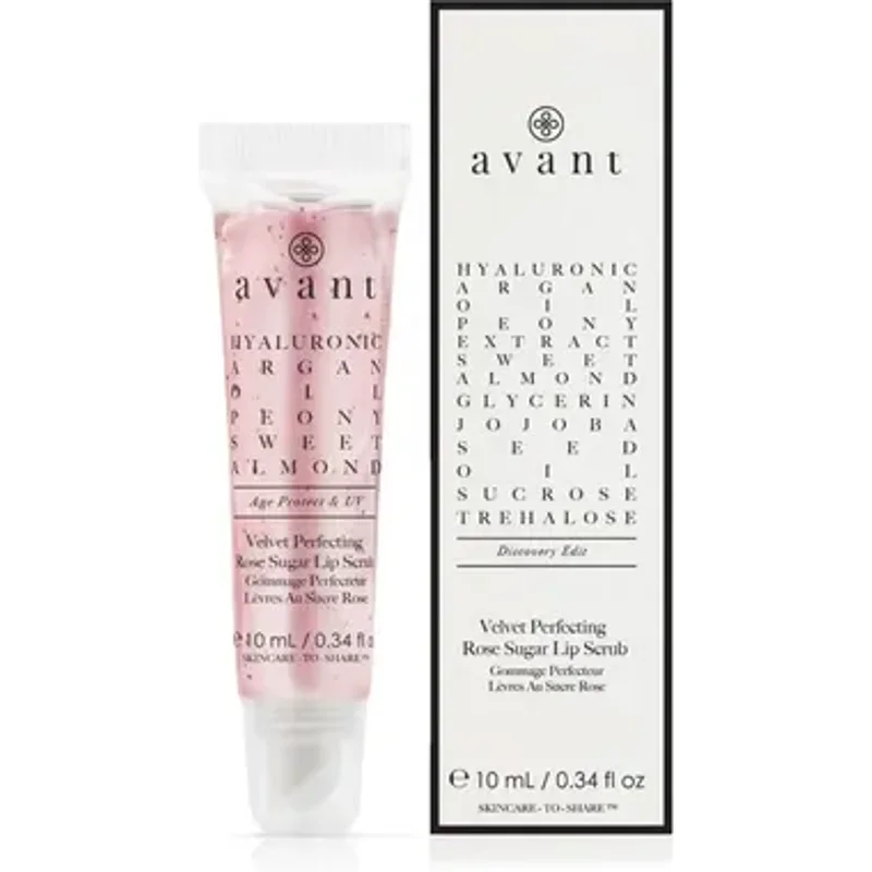 Avant Velvet Perfecting Rose Sugar Lip Scrub 10ml