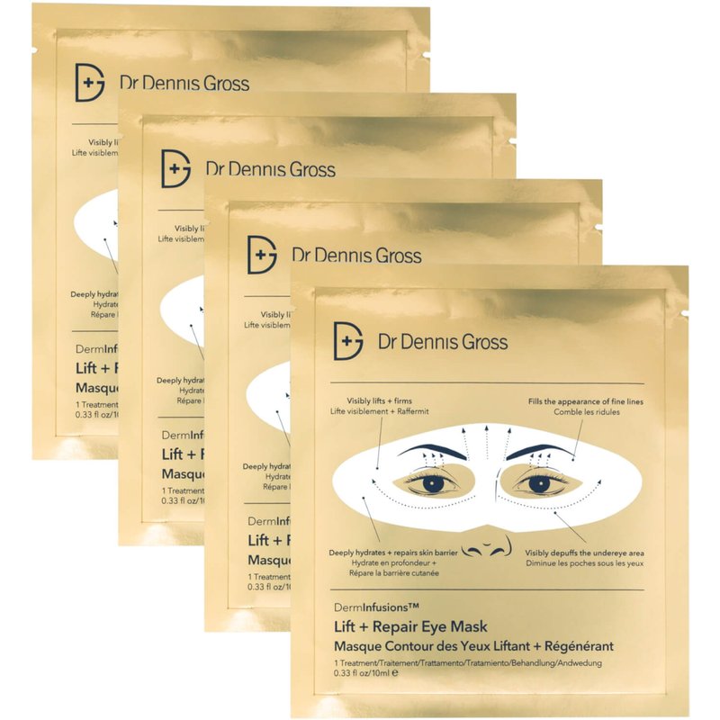 Dr Dennis Gross Skincare DermInfusions Lift + Repair Eye Mask 4-App 10ml