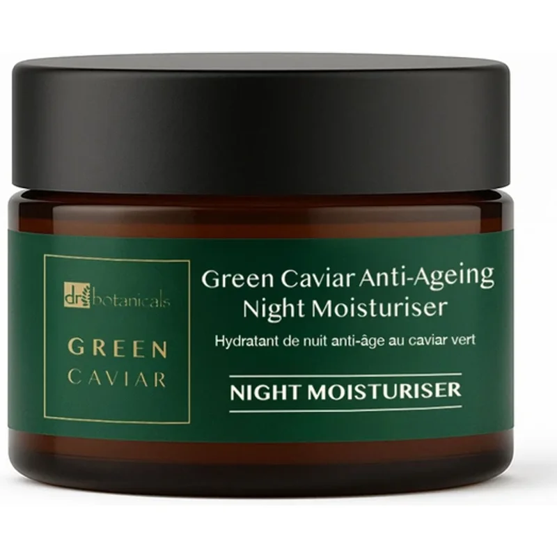 Dr Botanicals Green Caviar & Argan Oil Anti-Oxidant Anti-Ageing Night Cream 50ml