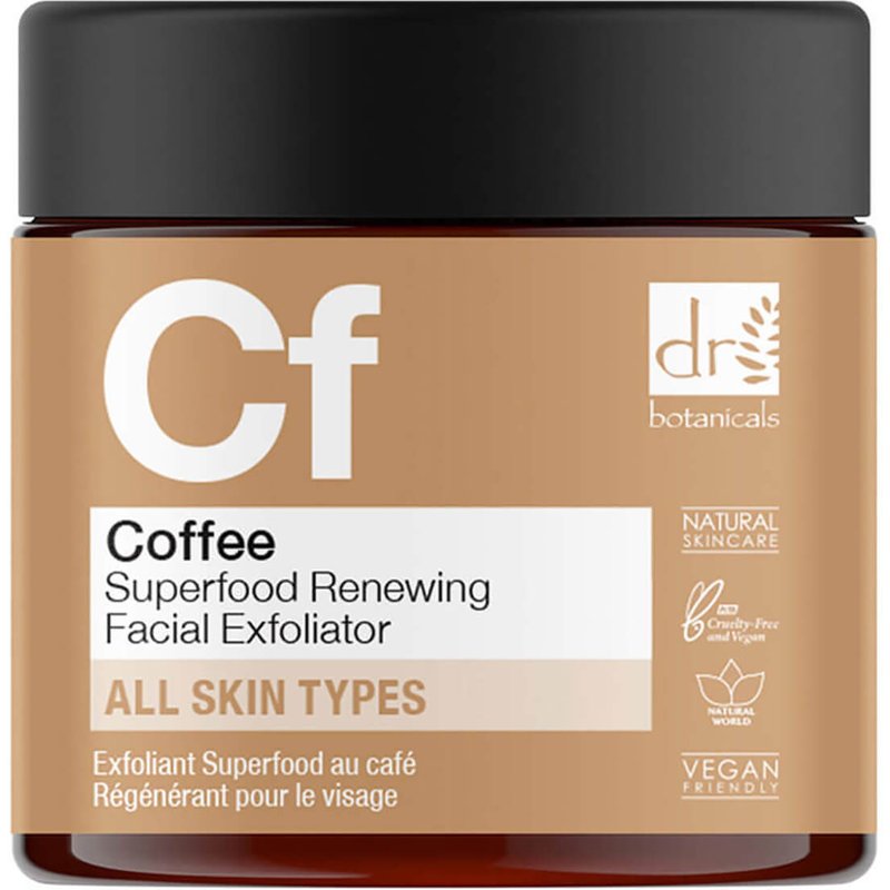 Dr Botanicals Coffee Superfood Renewing Facial Exfoliator 60ml